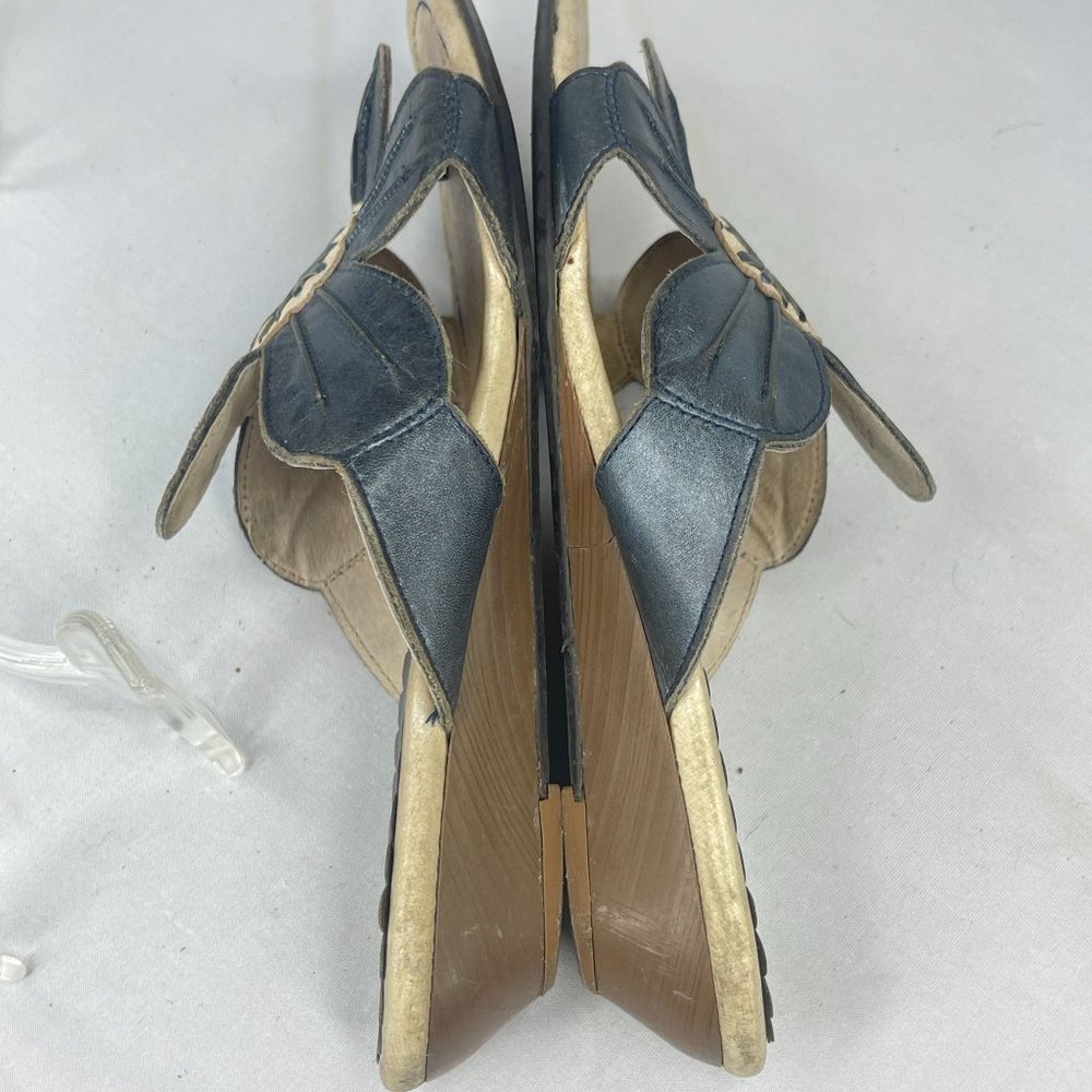 PIKOLINOS Womens 39 (US 8.5-9) Marino Gray Leather Sandals Made in Spain - Picture 7 of 12